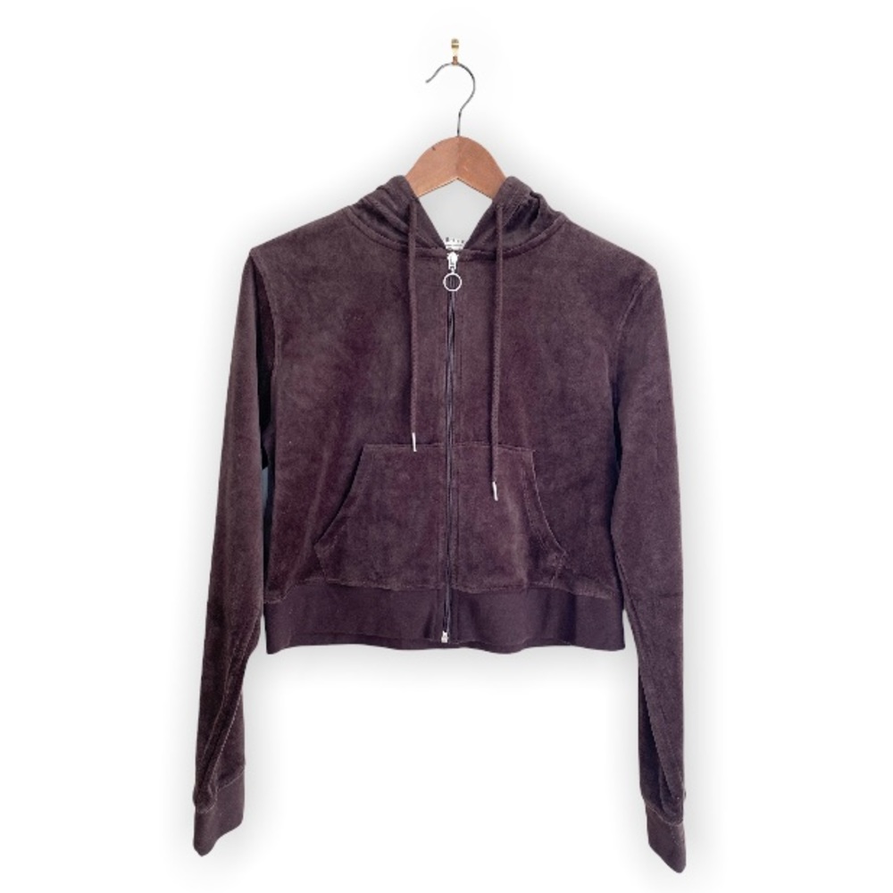 Cabin Fever Brown Valor Cropped Hoodie